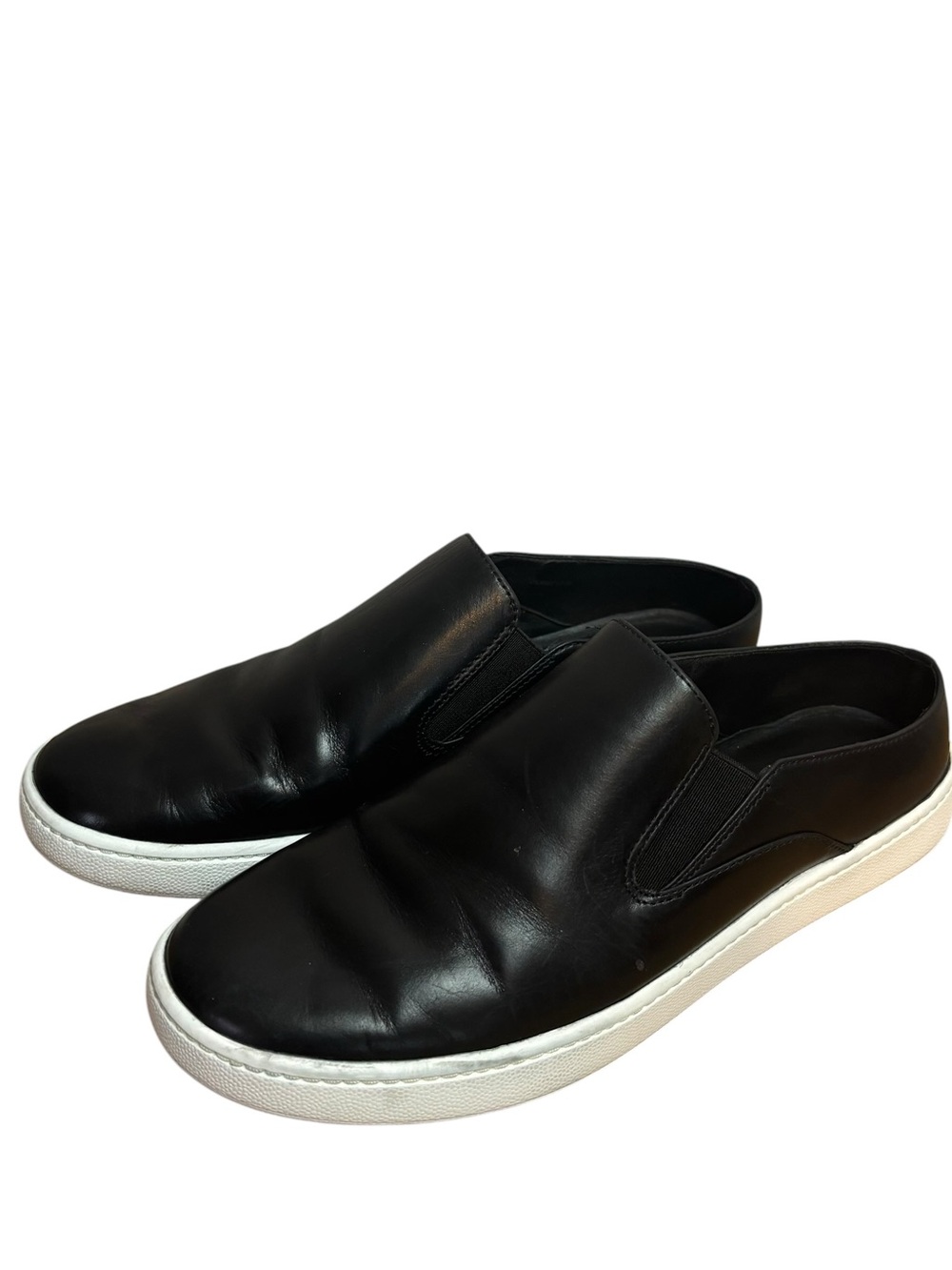 Vince Women Verrell Leather Loafer Slip On Clog Mule Shoes Sneakers US 6 EU 36